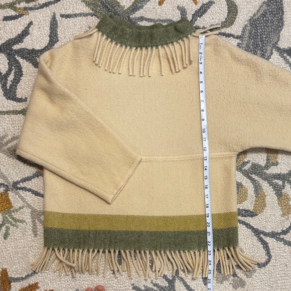 Lapp Lander 100% wool fringe vintage Sweater made in Norway - Picture 10 of 13